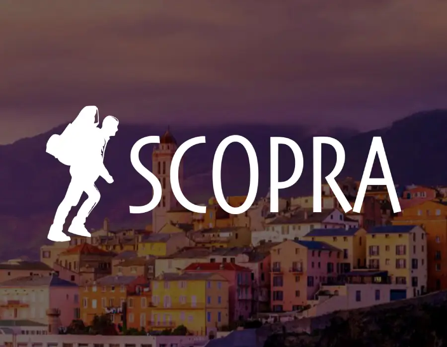 Scopra is a website created for the DataViz challenge, aiming to geolocate the main points of interest in Corsica. The site references monuments in Corsica based on the dataset from the opendata.corsica platform. To make the site more interactive, we developed a graphical interface that allows users to visualize different locations on an interactive map of Corsica, using the open-source Leaflet JS library. The project includes a sorting algorithm for the search bar and categories, a visual identity with photos, a logo, and a tagline, as well as a UI design implementation in CSS to enhance accessibility and understanding of the site.